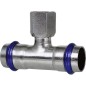 Raccord a sertir inox contour V, té femelle 35 mm x DN 15 (1/2") x 35 mm