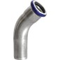 Raccord a sertir en inox Coude 45° - fem/male DN 108, contour M
