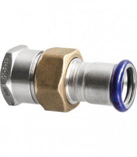 Raccord a sertir inox contour M transition fem/fem 35 mm x 1 1/4"