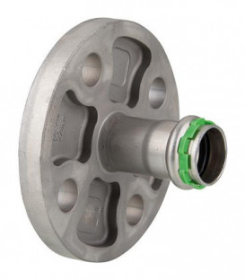 Raccord a sertir inox VCE510, bride de transition PN10/16 54 mm, contour V