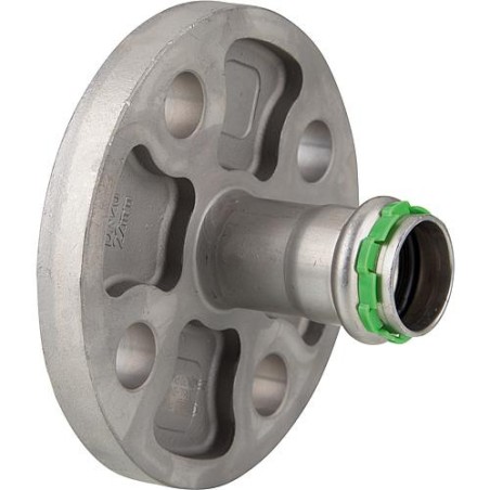 Raccord a sertir inox VCE510, bride de transition PN10/16 54 mm, contour V