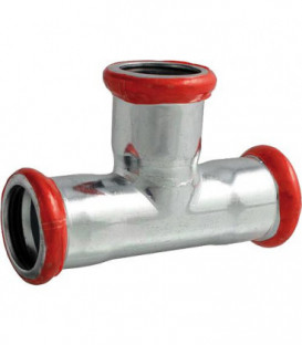 Raccord a sertir en acier C Contour M, pièce en T DN 88,9