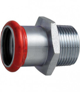 Raccord a sertir acier C Contour M Manchon de transition femelle/male 15 x 3/8"
