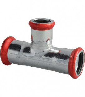 Raccord a sertir acier C Contour M,Té réduit DN 76,1 x DN 35 x DN 76,1