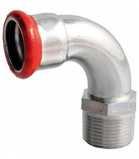 Raccord a sertir acie C Coude de transition (fem/mâle) 15 x 1/2"Contour M