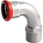 Raccord a sertir acie C Coude de transition (fem/mâle) 15 x 1/2"Contour M