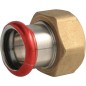 Raccord a sertir acier C Contour M,ecrou tournant joint EPDM pour raccord G1 3/4-42