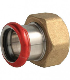 Raccord a sertir en acier C Contour M,Ecrou tournant joint EPDM pour vissage G3/4-18