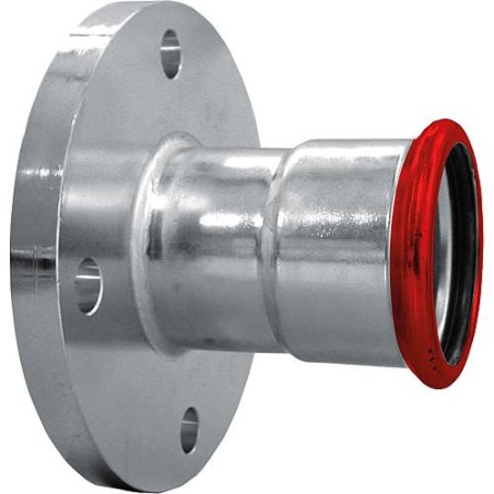 Raccord a sertir acier C Contour M bride de transition PN10/16 108 mm