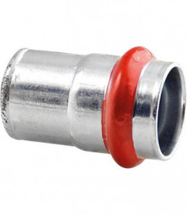 Acier C Contour V Raccord A sertir Bouchon 22 mm