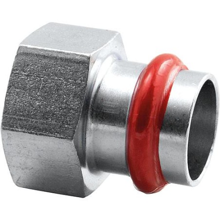 Acier C Contour V Raccord A sertir Clarinette femelle 22 mm X DN 20 (3/4")