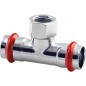 Acier C Contour V raccord A sertir T de transition avec sortie femelle 18 mm x DN 15 (1/2") x 18 mm