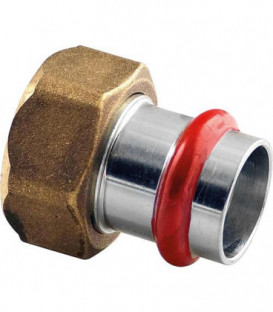 Acier C Contour V Raccord A sertir *BG* Mi Raccord 18 mm X DN 20 (3/4")