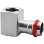 Acier C Contour V raccord A sertir Coude de reduction avec sortie femelle 18 mm X DN 15 (1/2")