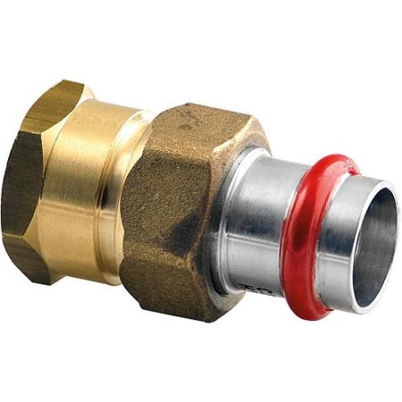 Acier C Vontour V Raccord A sertir Raccord ecrou tournant femelle joint plat 42 mm X DN 40 (1 1/2")