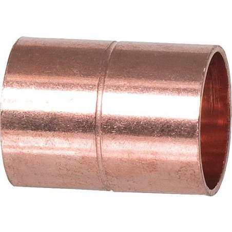 Raccord a souder en cuivre Manchon fem/fem avec bordure Type 5270 64 mm