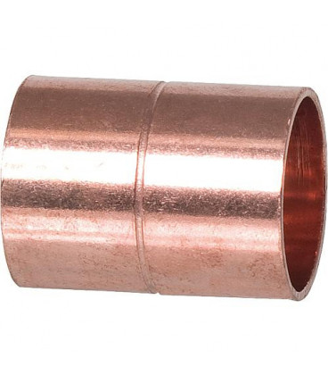 Raccord a souder en cuivre 5270 Manchon avec bordure 8 mm fem/fem
