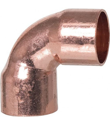 Raccord a souder en cuivre 5090 Coude 90° 22 mm fem/fem PL2089 WG905