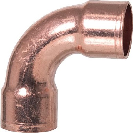Raccord a souder en cuivre coude 90° fem/fem Type 5002a 88,9mm