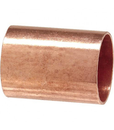 Raccord a souder en cuivre Manchon coulissant sans bordure fem/fem Type 5270 S 15 mm