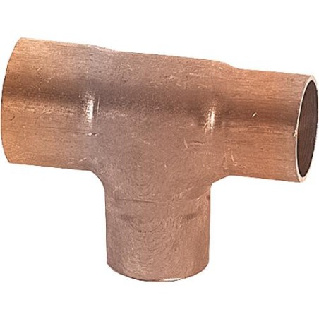 Raccord a souder en cuivre T reduit, filet femelle 5130R 16 x 16 x 12 mm
