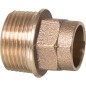 Raccord a souder en bronze 4243g Nipple de transition 22-R 1" fem/male WG906