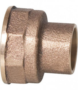 Raccord a souder bronze 4270g Manchon de transition, 14 mm x 3/4" femelle