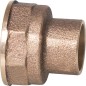 Raccord a souder bronze 4270g Manchon de transition, 14 mm x 3/8" femelle