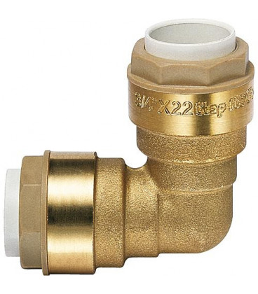 Raccord à enclipser,Itap-fit coude, 90°,femelle/femelle,18mm