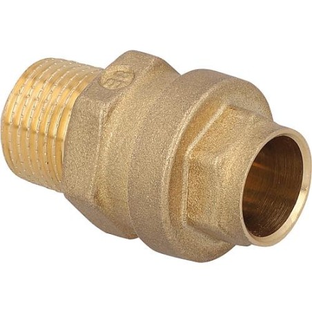 Transition a enficher male DN15(1/2") x 16mm, pour tube fusio, detachable