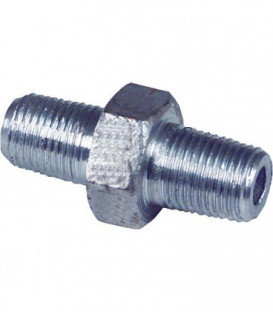 Nipple double 6 pans V4A 1/4" EF 280 V4A 1/4" EF 280 male/male