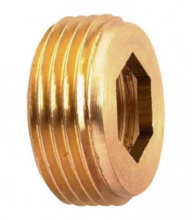 raccord fileté en laiton réduction male/femelle avec butée male 3/4" fem 1/2"
