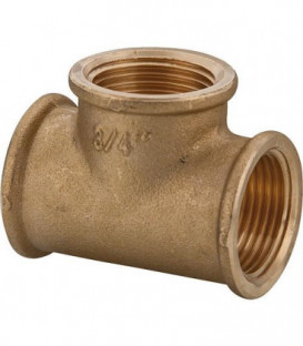 raccord fileté laiton en Té DN15 1/2" femelle