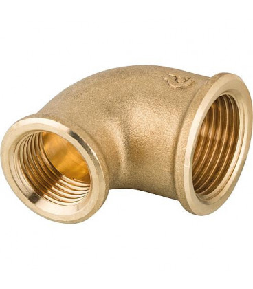 Coude laiton reduit 1/2" x 3/4" fem x fem Coude laiton reduit 1/2" x 3/4" fem x fem