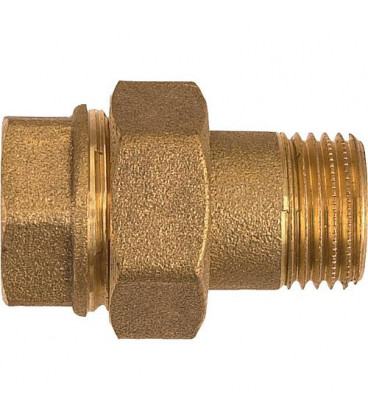 raccord fileté en laiton étanchéité conique male/fem 1"1/2 raccord fileté en laiton étanchéité conique male/fem 1"1/2