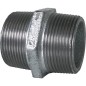 Raccord en fonte malleable Double nipple mamelon diam. 3/4" - galva N° 280