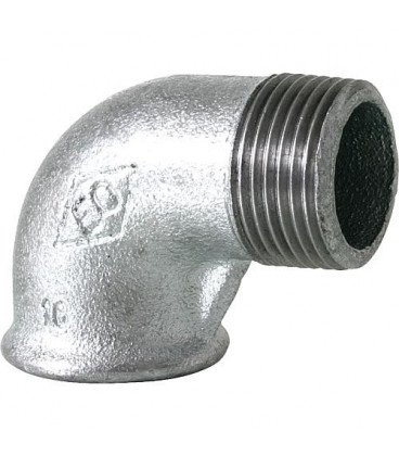 Raccord en fonte malleable galva Nr.92 Coude fem/male 90° diam. 2"