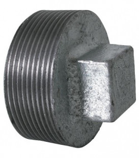 Raccord en fonte malleable galva Nr.291 cache-vis sans bord diam. 1/2"