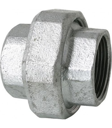 Raccord en fonte malleable galva Nr.330 Raccord a vis, joint plat diam. 2"