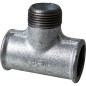 Raccord en fonte malleable galva Nr.133 piece en T fem/male/fem diam. 3/8"