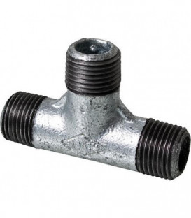 Raccord en fonte malleable galva Nr.135 piece en T male/male/male diam. 1"