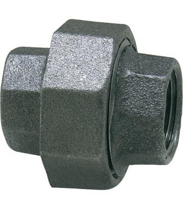 Raccord en fonte malleable, noir Raccord a vis 3/8" filet fem Type 340, joint conique