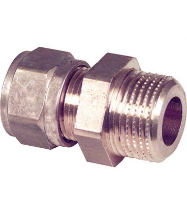 Bague de serrage a vis en laiton Raccord a vis cylindrique 18x3/4" WG809 "