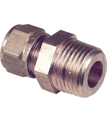 Bague de serrage a vis en laiton Raccord a vis conique 22x1/2" WG809 "