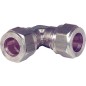 Raccord de compression laiton coude 14x14 mm