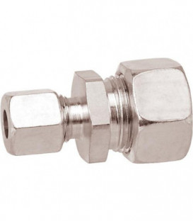 Raccord a bague coupante GRV 12 mm x 8 mm