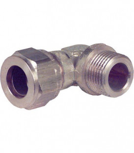 Bague de serrage a vis en laiton Raccord coude a vis cylindrique 22x1/2" WG809 "