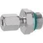 Raccord à compression 8 x DN10 (3/8") avec joint torique + MS-SR version courte - cylindrique