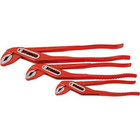 Jeu de pince multiprise 160, 250, 315mm rouge laque