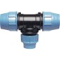 Plast-raccord plastique raccord de serrage piece TE, reduit, Type-PTR 75x63x75